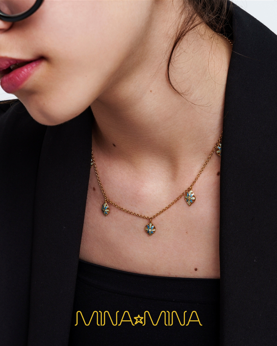 COLLANA IN ARGENTO MULTIFOGLIE "LEAF ME"
