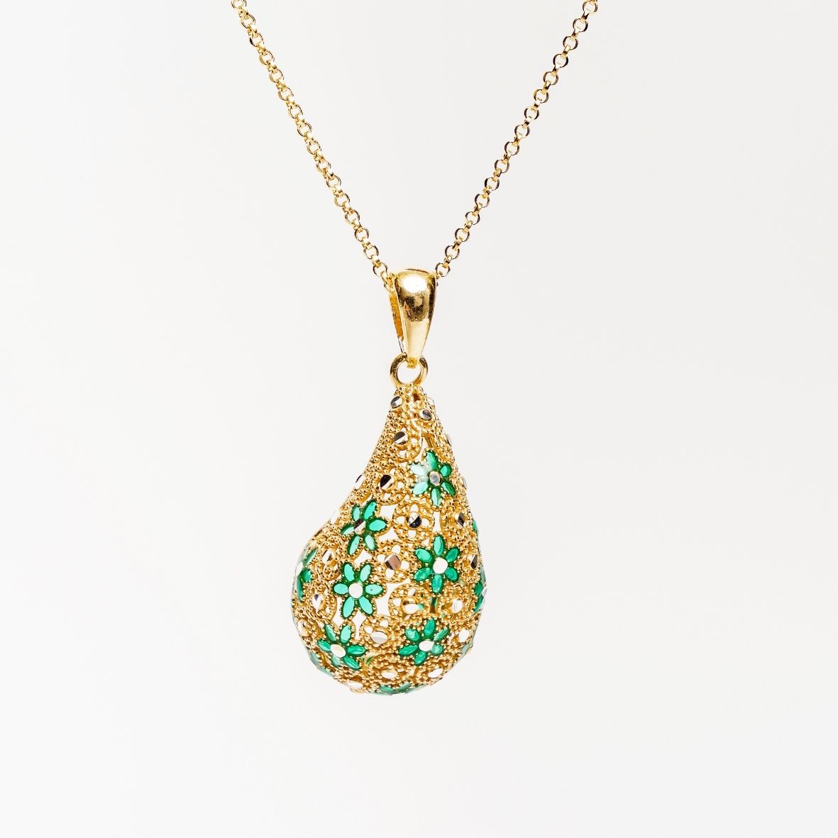 COLLANA IN ARGENTO BIG DROP