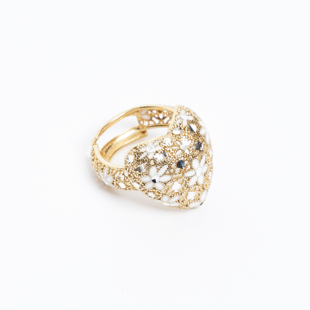 ANELLO CUORE IN ARGENTO "CUORE GROSSO"