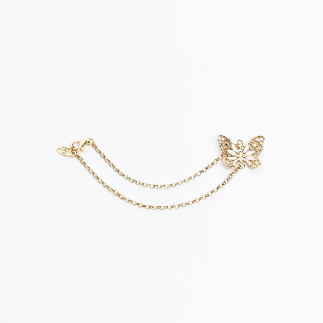 BRACCIALE BUTTERFLY IN ARGENTO