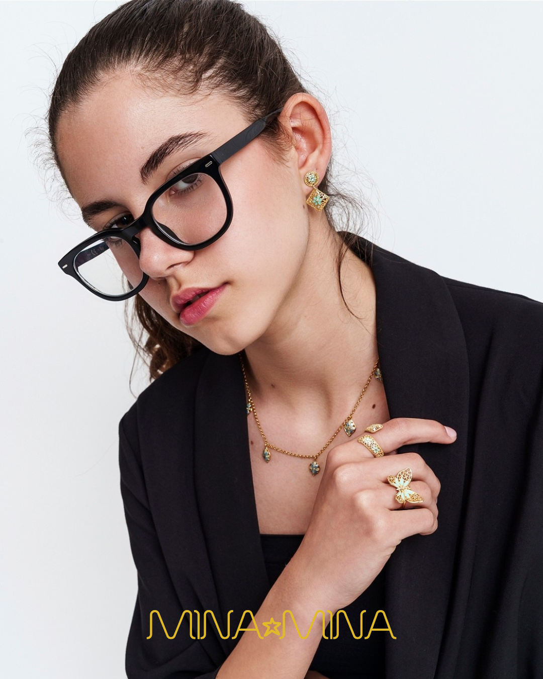 COLLANA IN ARGENTO MULTIFOGLIE "LEAF ME"