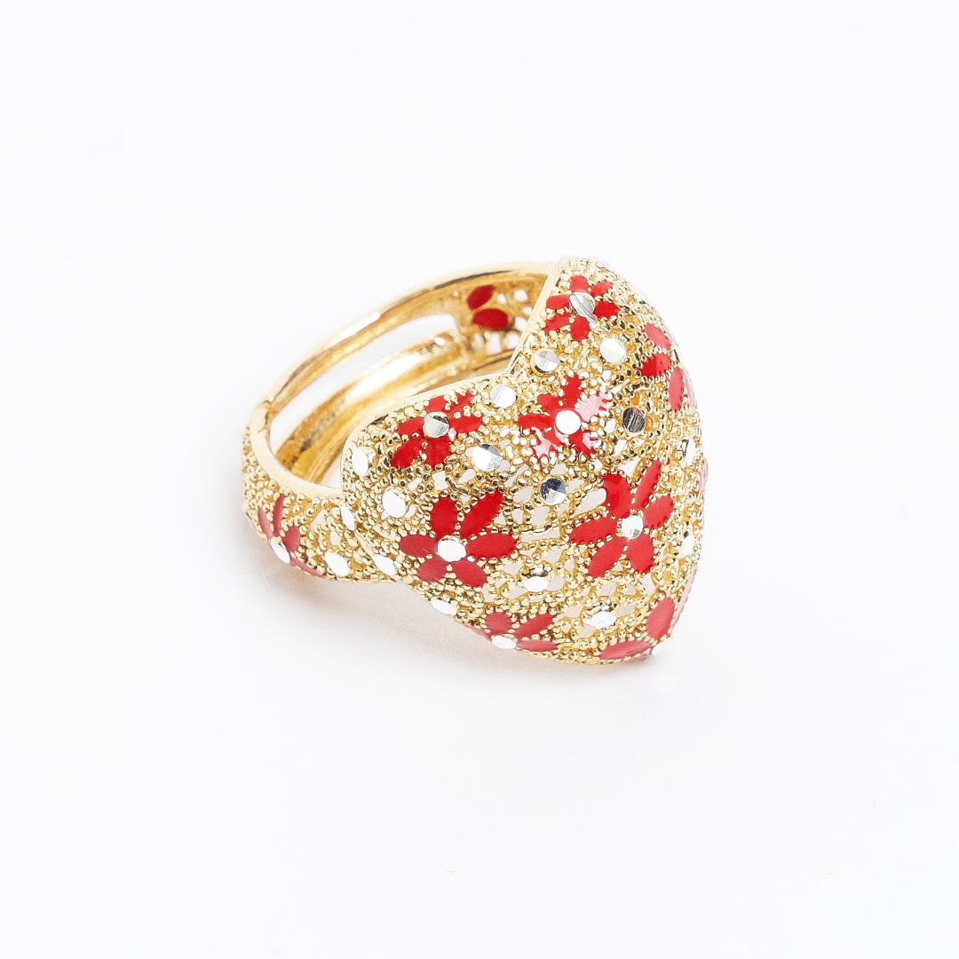 ANELLO CUORE IN ARGENTO "CUORE GROSSO"