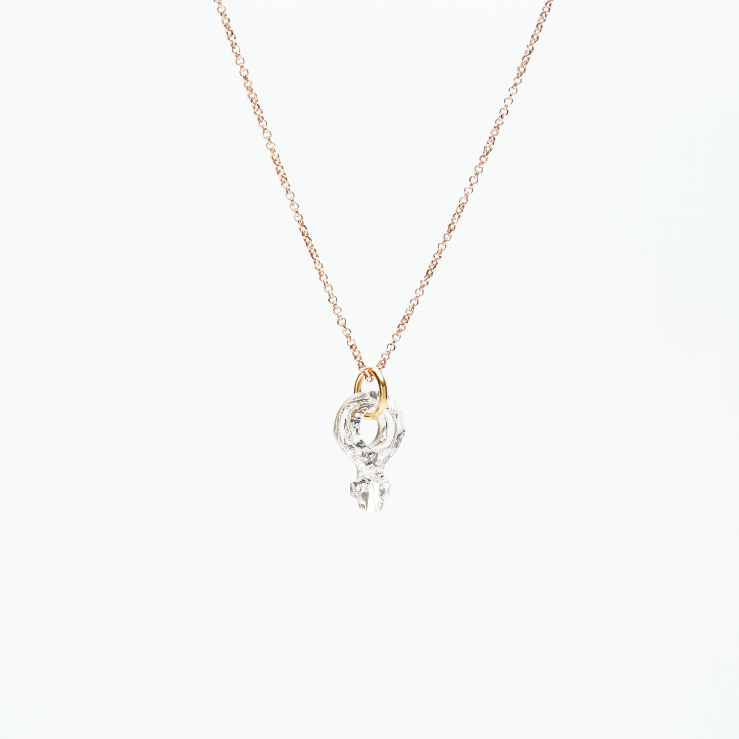 GIRLS Collana con ciondolo in cristallo simbolo femminile