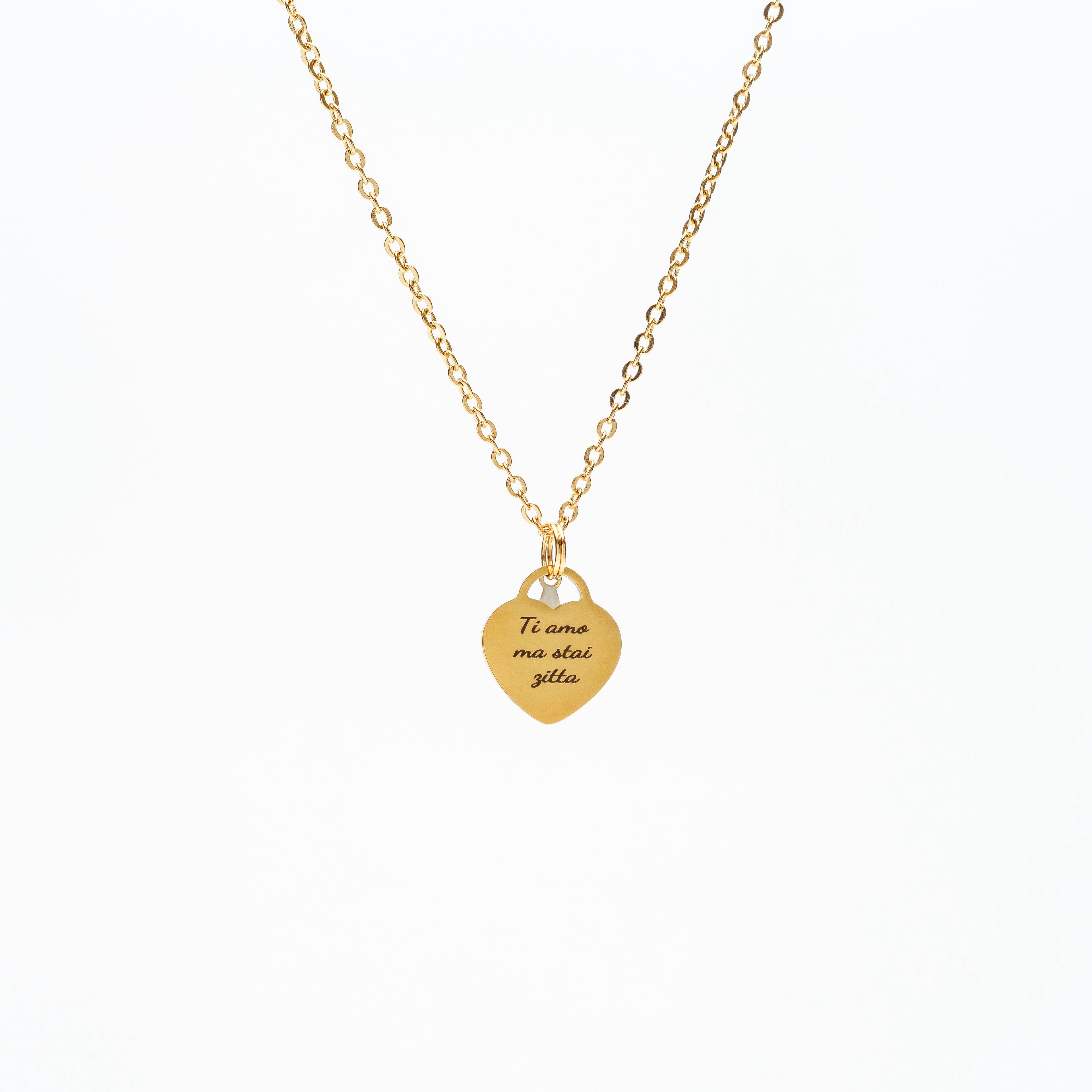 LE SABAUDE - Collane in acciaio con frasi incise