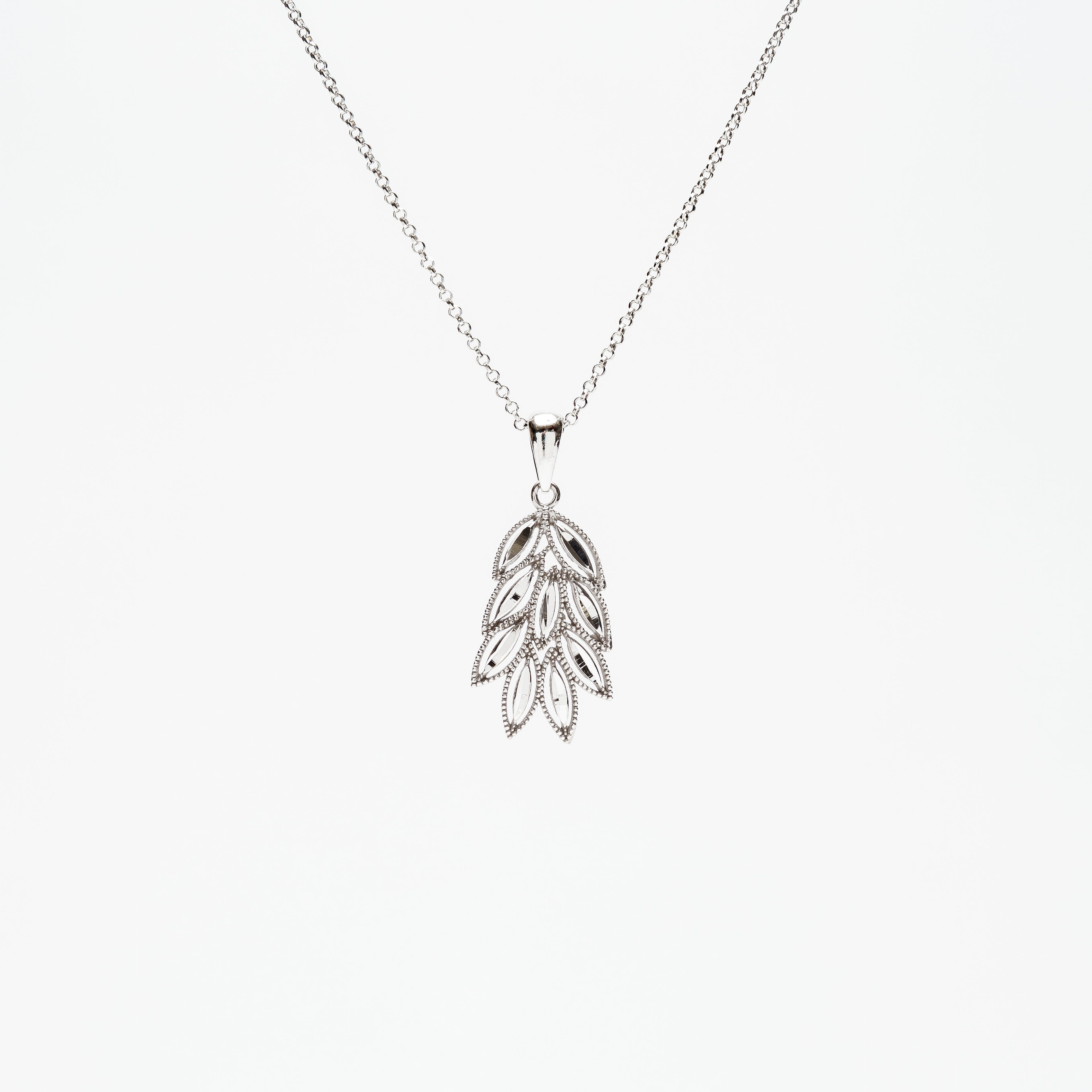COLLANA SPIGA IN ARGENTO 925