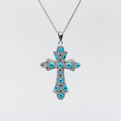 MEDIUM CROSS NECKLACE
