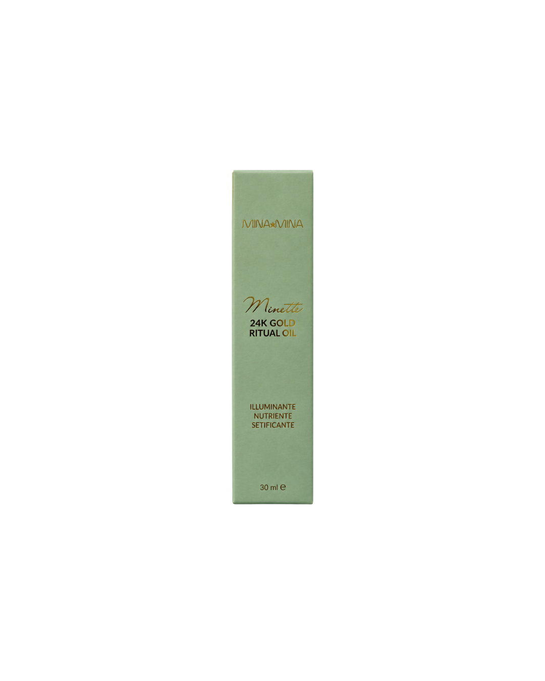 OLIO VISO COLLO DÉCOLLETÉ CON SCAGLIE D'ORO - MINETTE