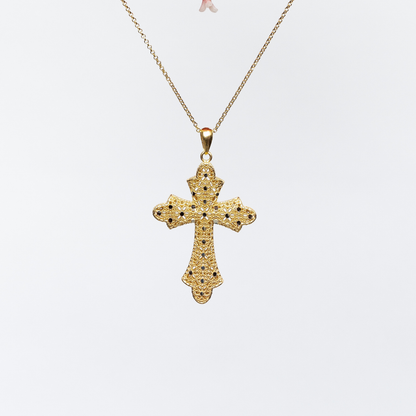 MEDIUM CROSS NECKLACE