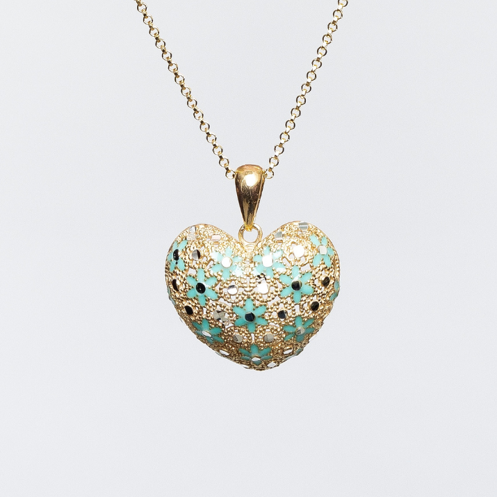 COLLANA CUORE IN ARGENTO "CUORE GROSSO"