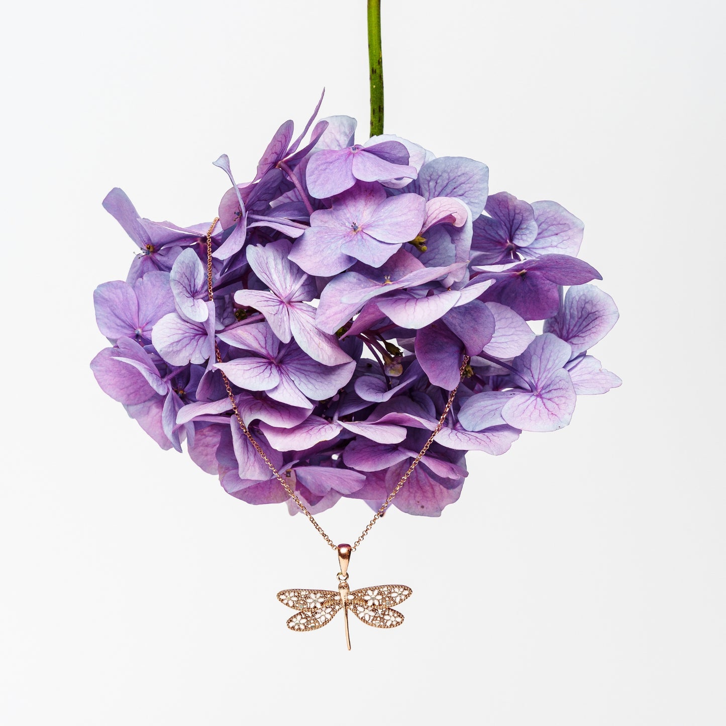 SILVER DRAGONFLY NECKLACE