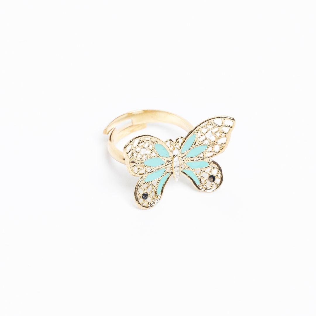 ANELLO FARFALLA REGOLABILE IN ARGENTO "JUST WING ME"