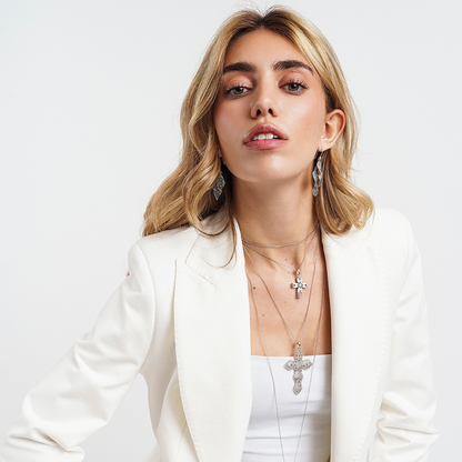 ORECCHINI PENDENTI IN ARGENTO CHANDELIER