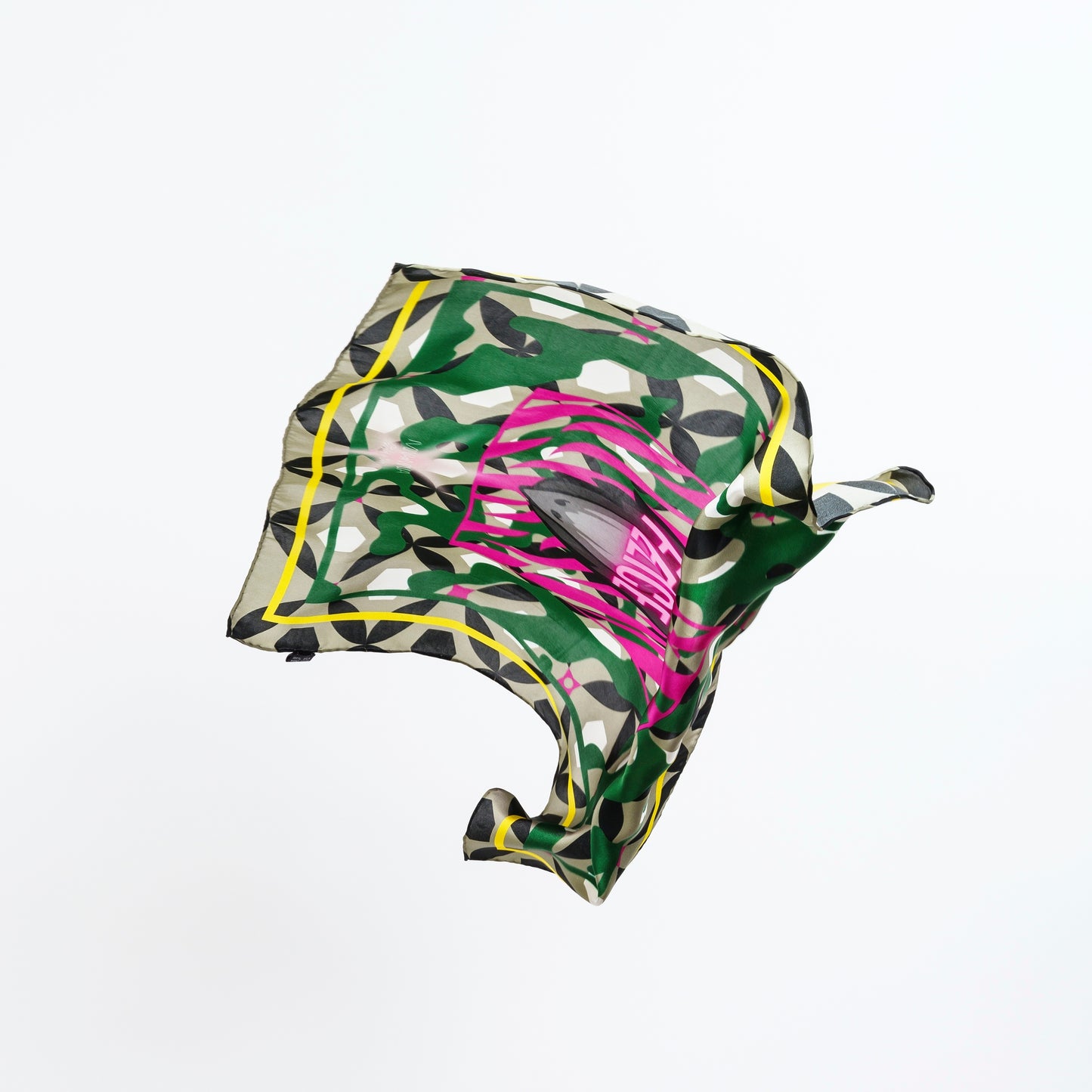 The HAPPY Crow - 100% Silk Scarf