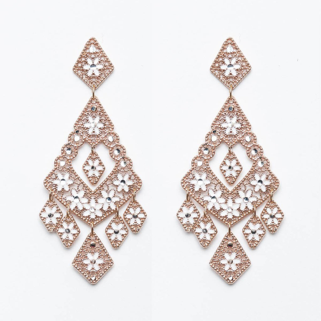 ORECCHINI IN ARGENTO PENDENTI BOHEMIAN