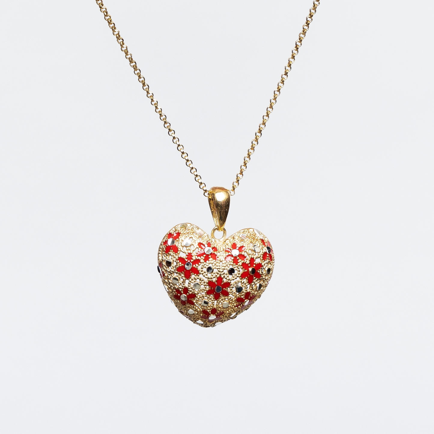 COLLANA CUORE IN ARGENTO "CUORE GROSSO"