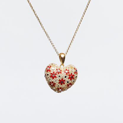 COLLANA CUORE IN ARGENTO "CUORE GROSSO"