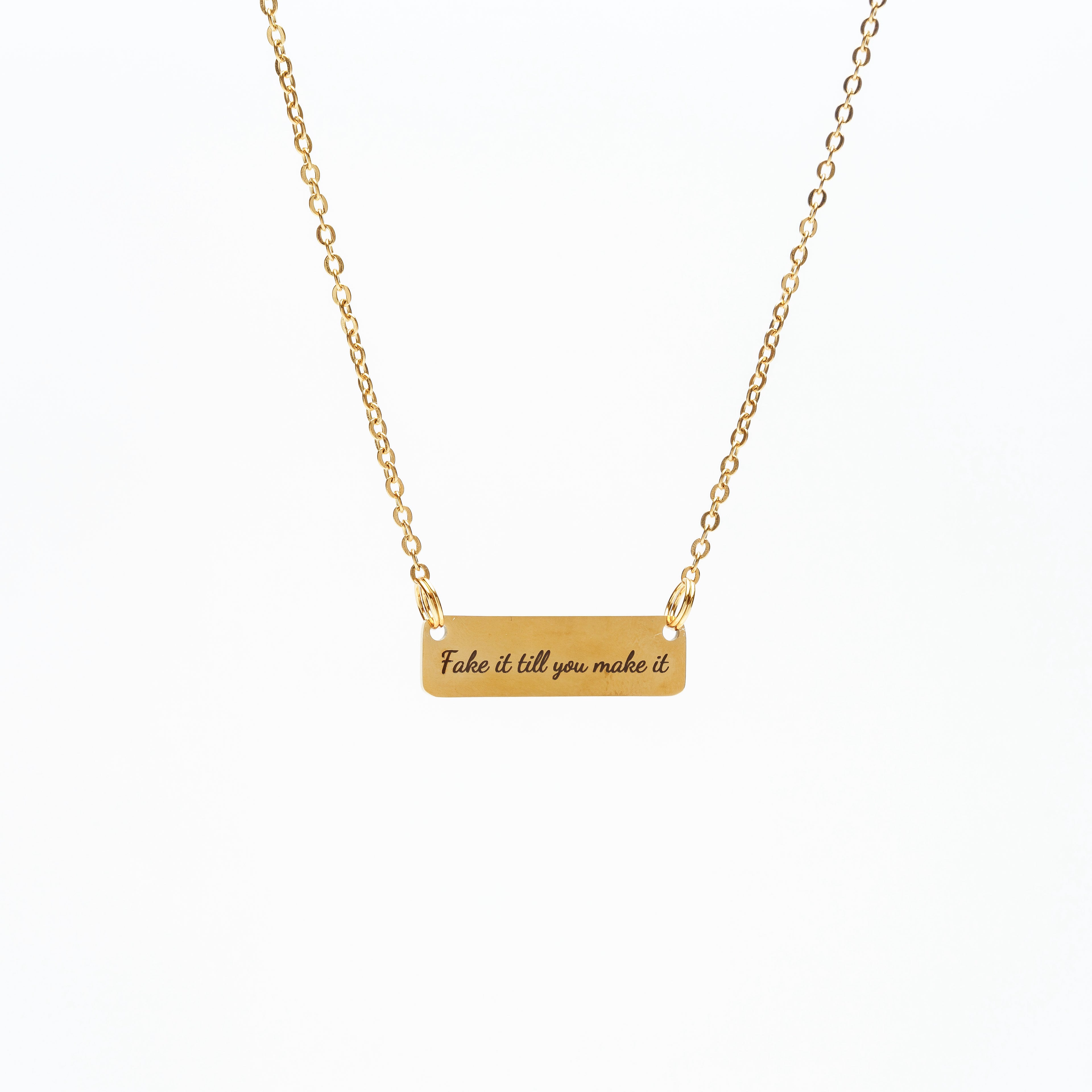 LE SABAUDE - Collane in acciaio con frasi incise