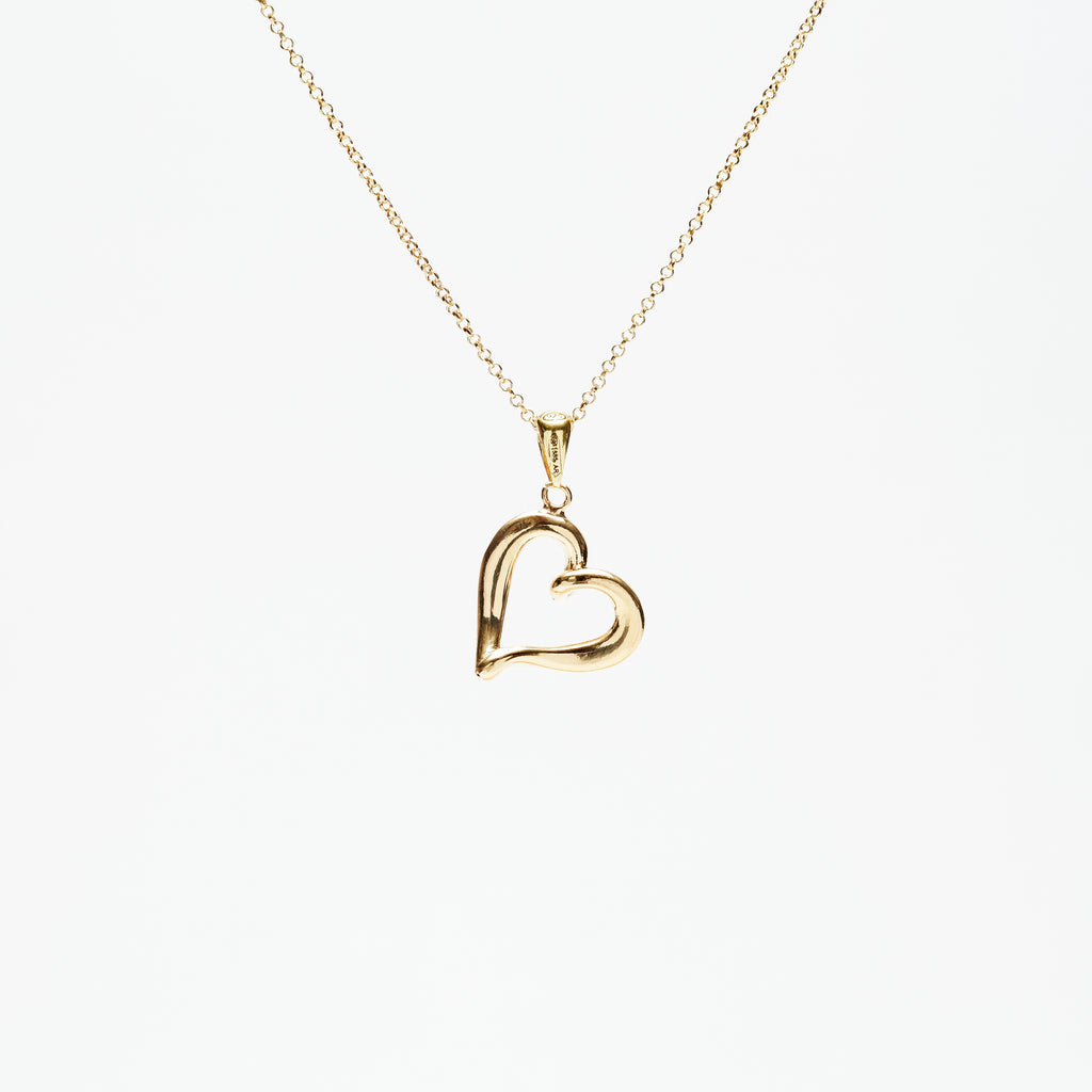 COLLANA CUORE MINIMAL IN ARGENTO 925