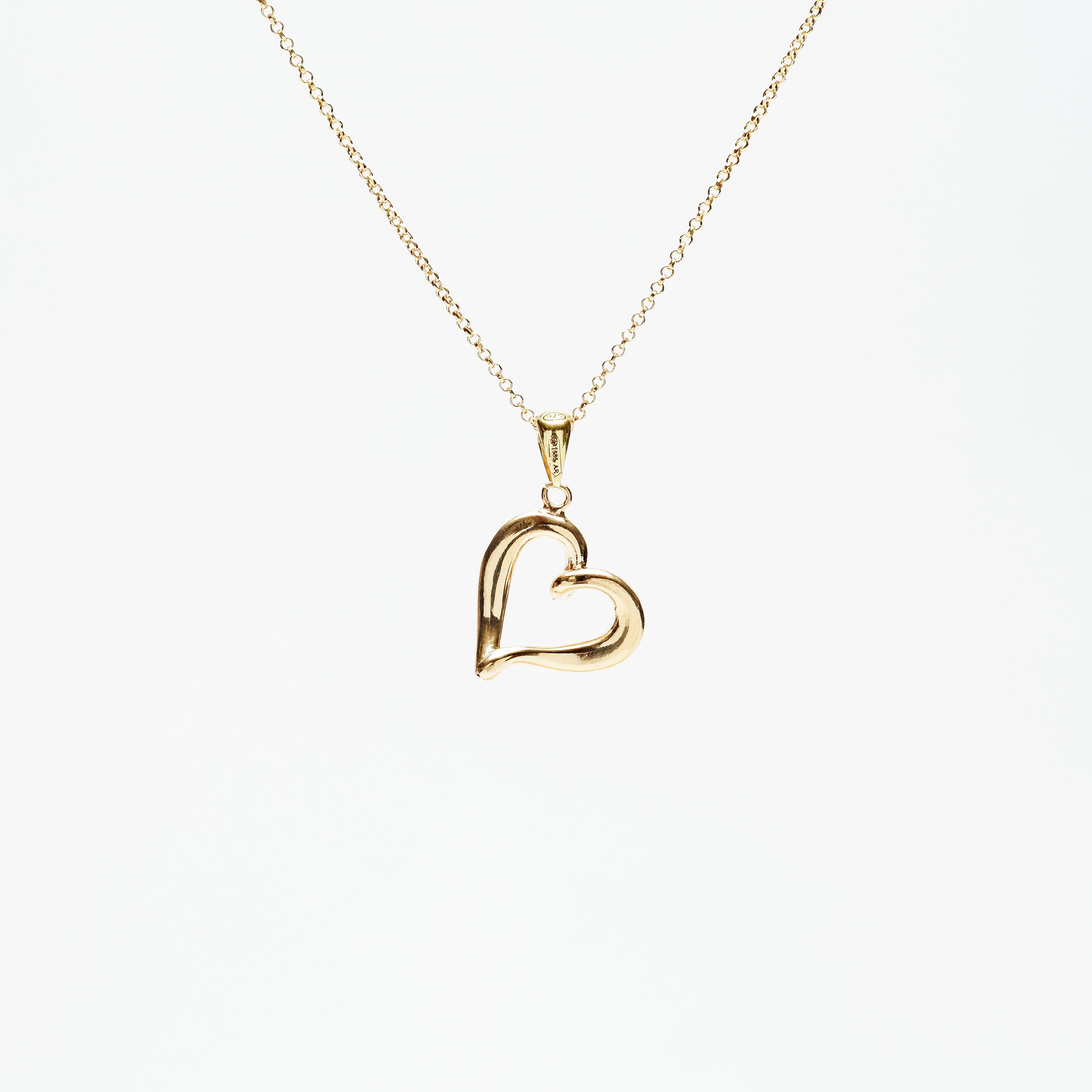 COLLANA CUORE MINIMAL IN ARGENTO 925