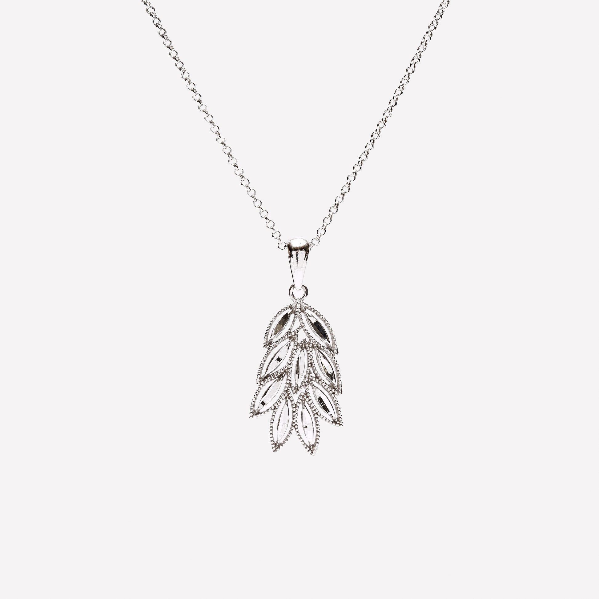 COLLANA SPIGA IN ARGENTO 925