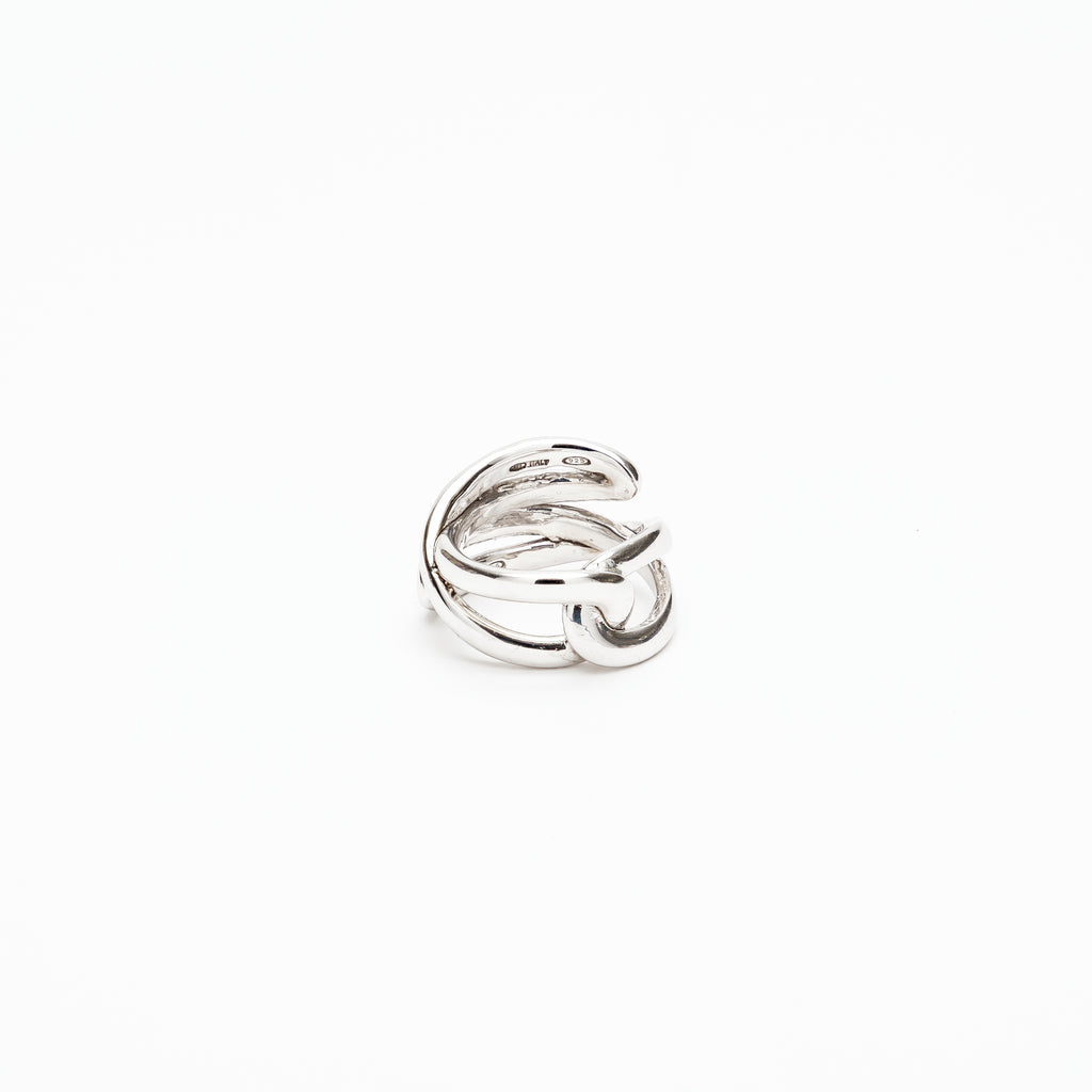 ANELLO CATENA IN ARGENTO 925