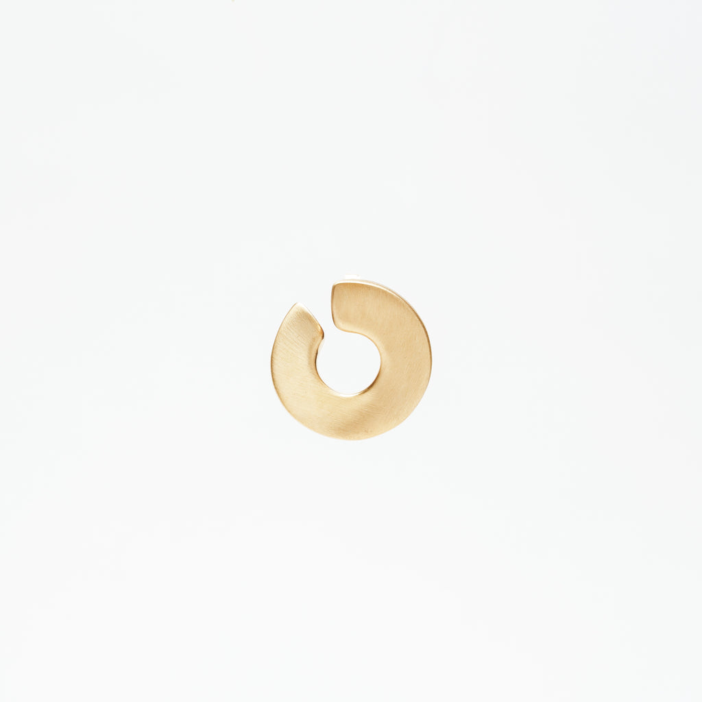 ORECCHINI CERCHIO SATINATO IN ARGENTO 925