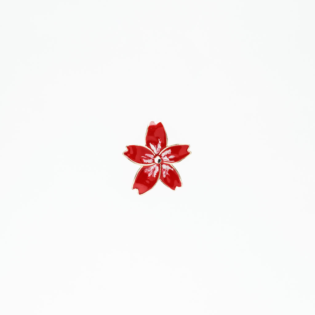 ORECCHINI FIORE SMALTATO IN ARGENTO 925