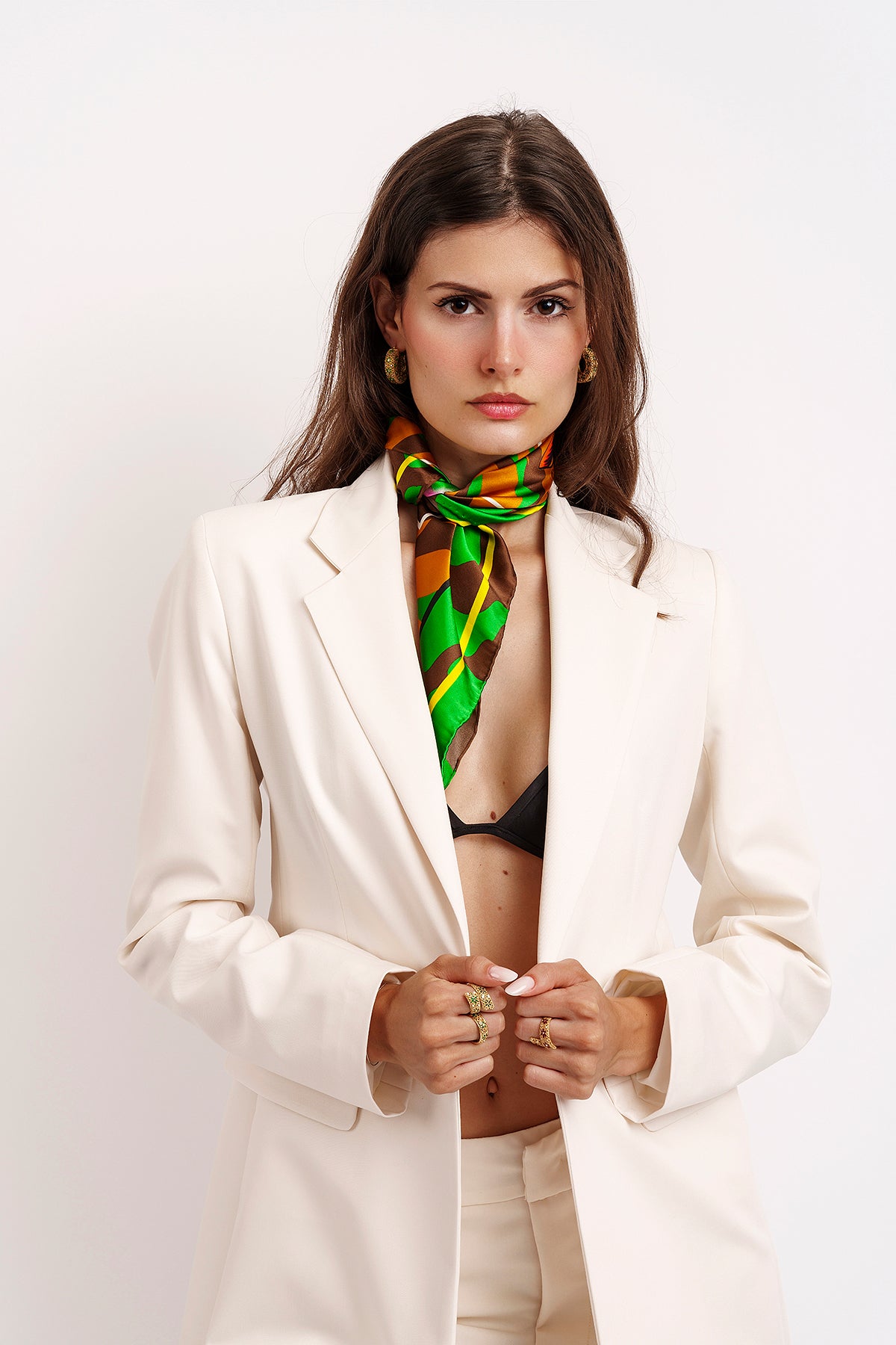 The CHIC Giraffe - 100% Silk Scarf