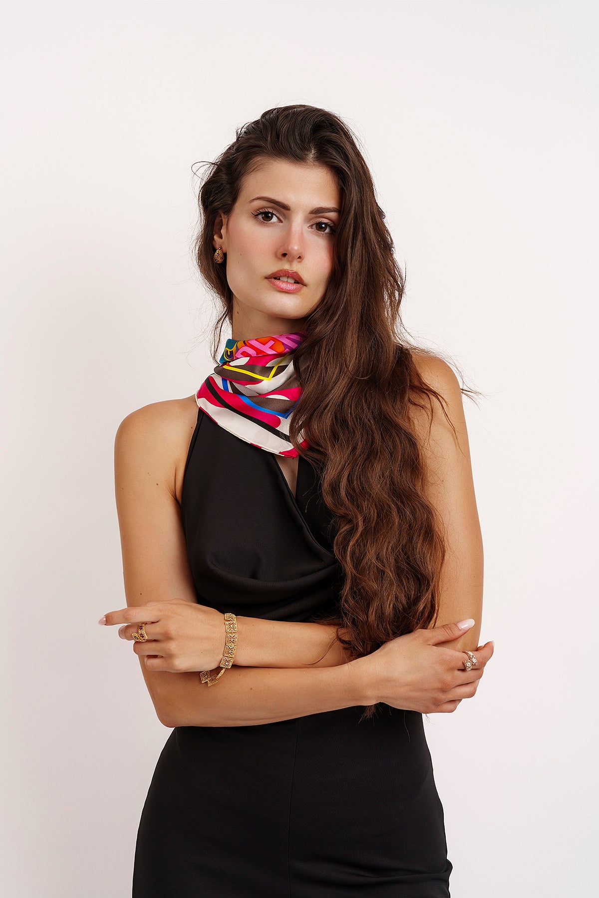 L'Aquila LIBERA - 100% Silk Scarf