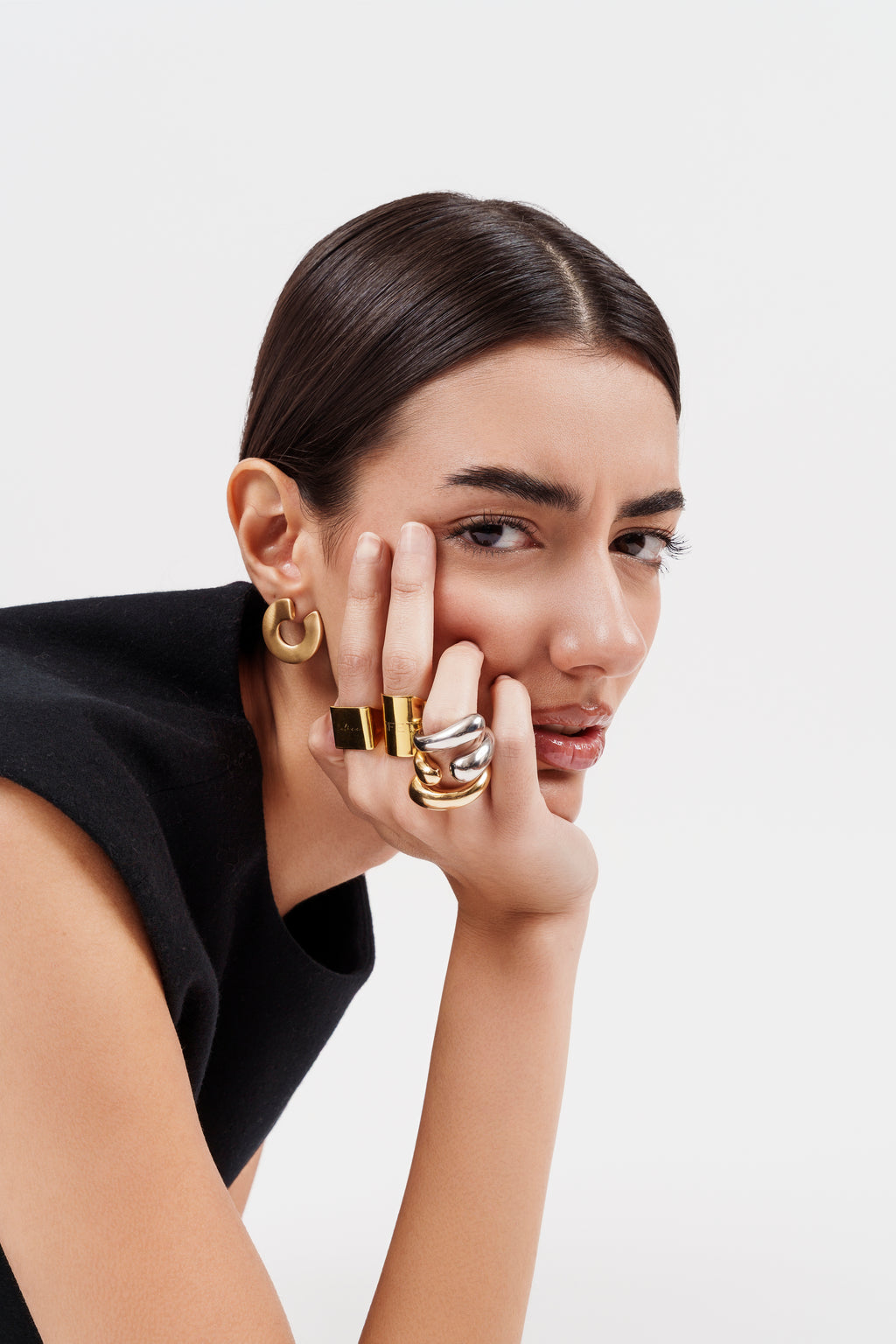 ANELLO FLUIDO IN ARGENTO 925