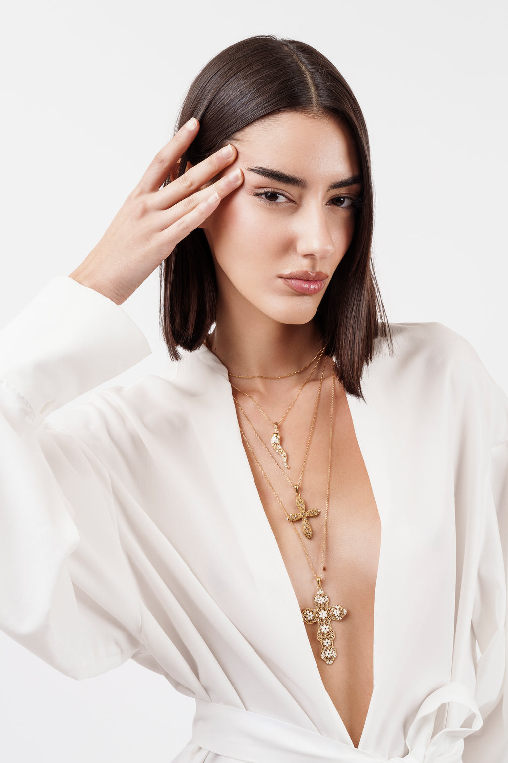 COLLANA CORNETTO IN ARGENTO "DON'T HEX ME"