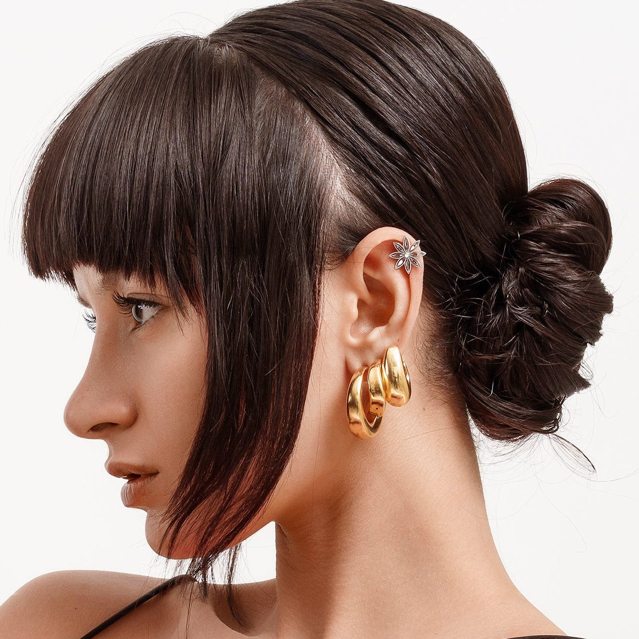 ORECCHINI VIRGOLA ARGENTO 925