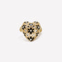 ANELLO CUORE GRANDE REGOLABILE FILIGRANA ARGENTO 925 - MINA MINA