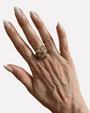 ANELLO CUORE GRANDE REGOLABILE FILIGRANA ARGENTO 925 - MINA MINA