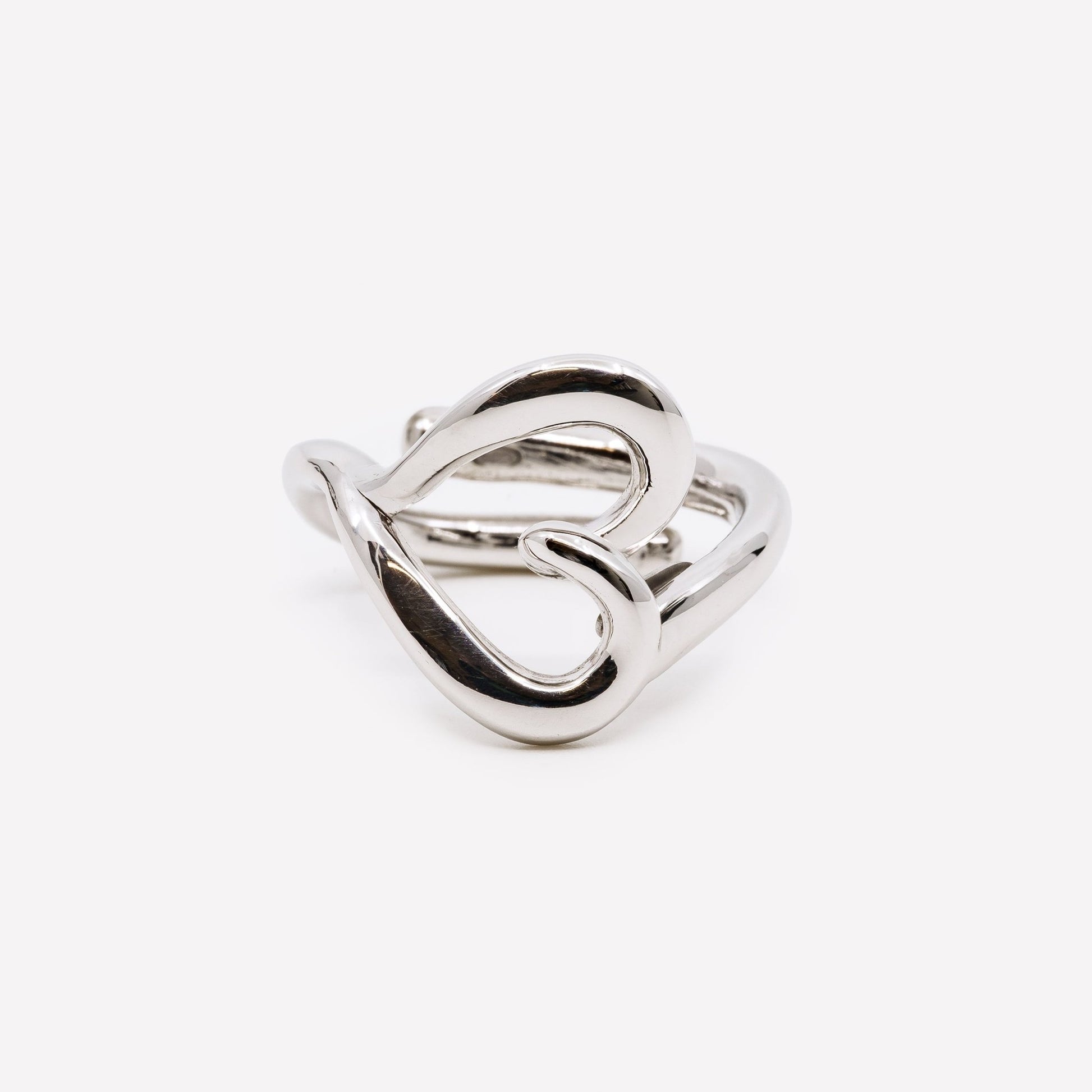 ANELLO CUORE MINIMAL REGOLABILE ARGENTO 925 - MINA MINA