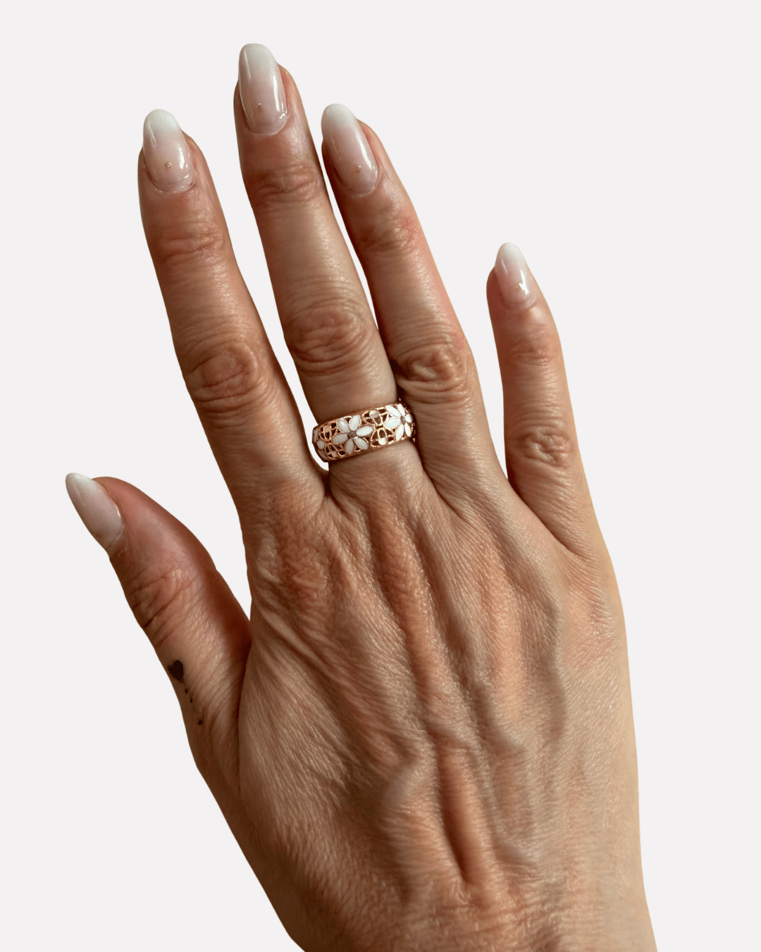 ANELLO FASCIA LARGA REGOLABILE FILIGRANA ARGENTO 925 - MINA MINA