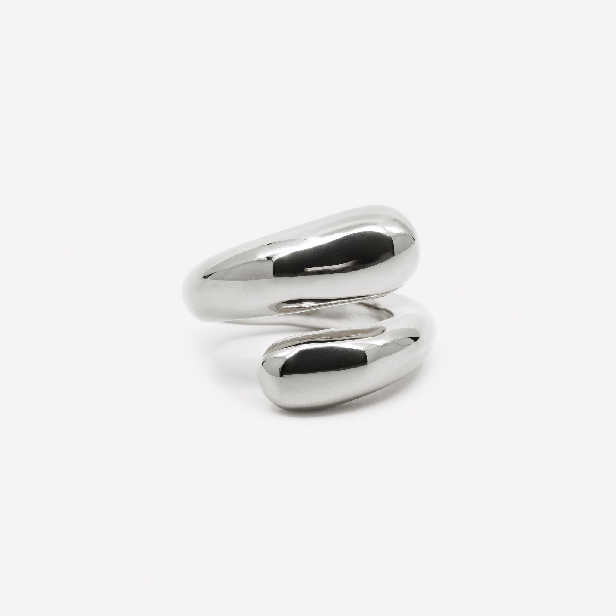 ANELLO FORMA FLUIDA REGOLABILE ARGENTO 925 - MINA MINA