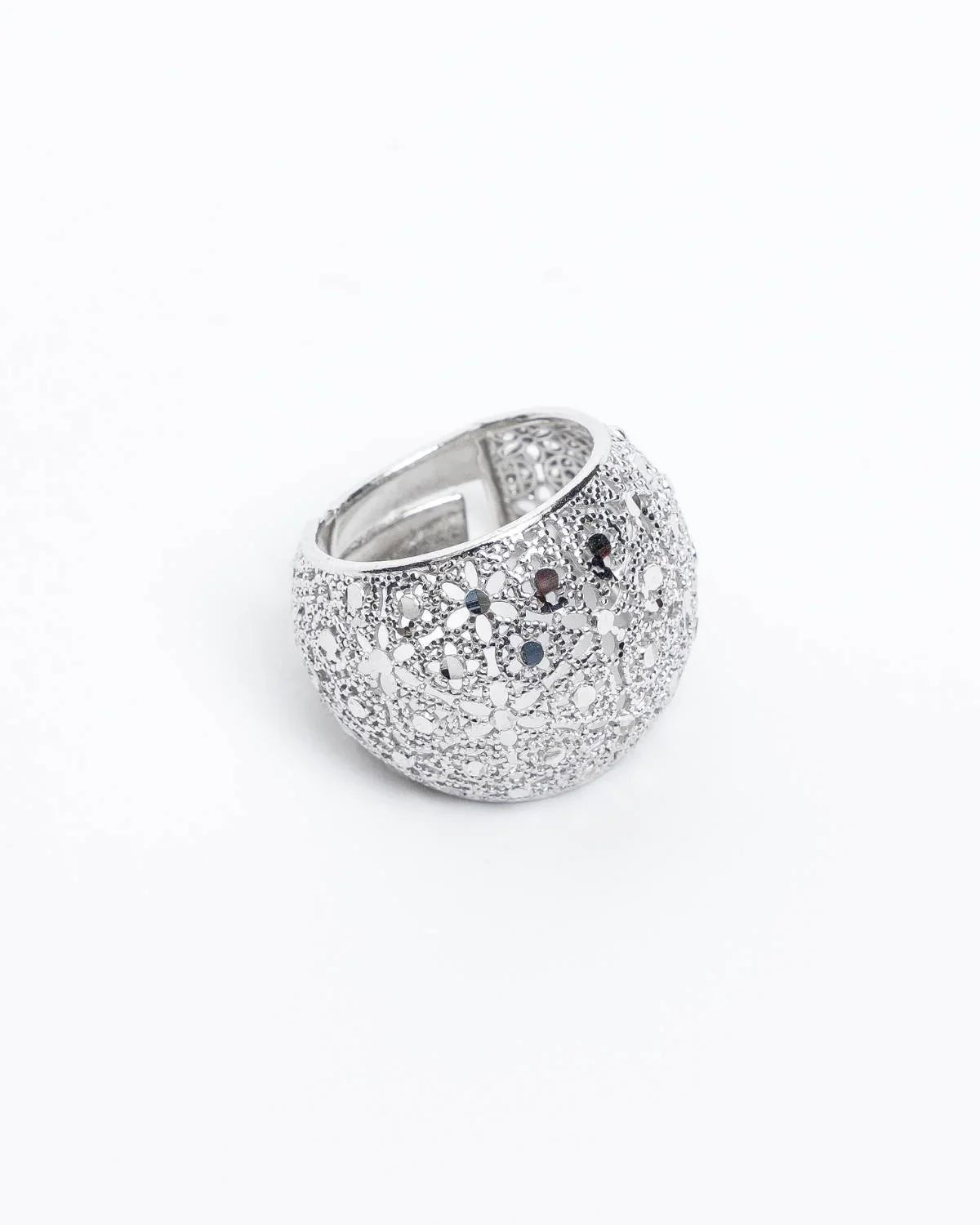 ANELLO GRANDE REGOLABILE FILIGRANA ARGENTO 925 - MINA MINA