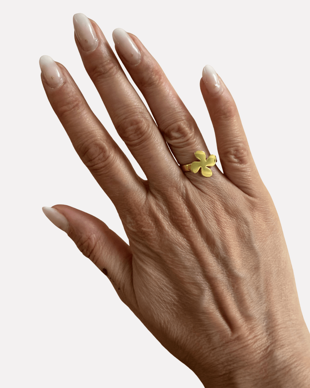 ANELLO MELISSA REGOLABILE IN OTTONE - MINA MINA