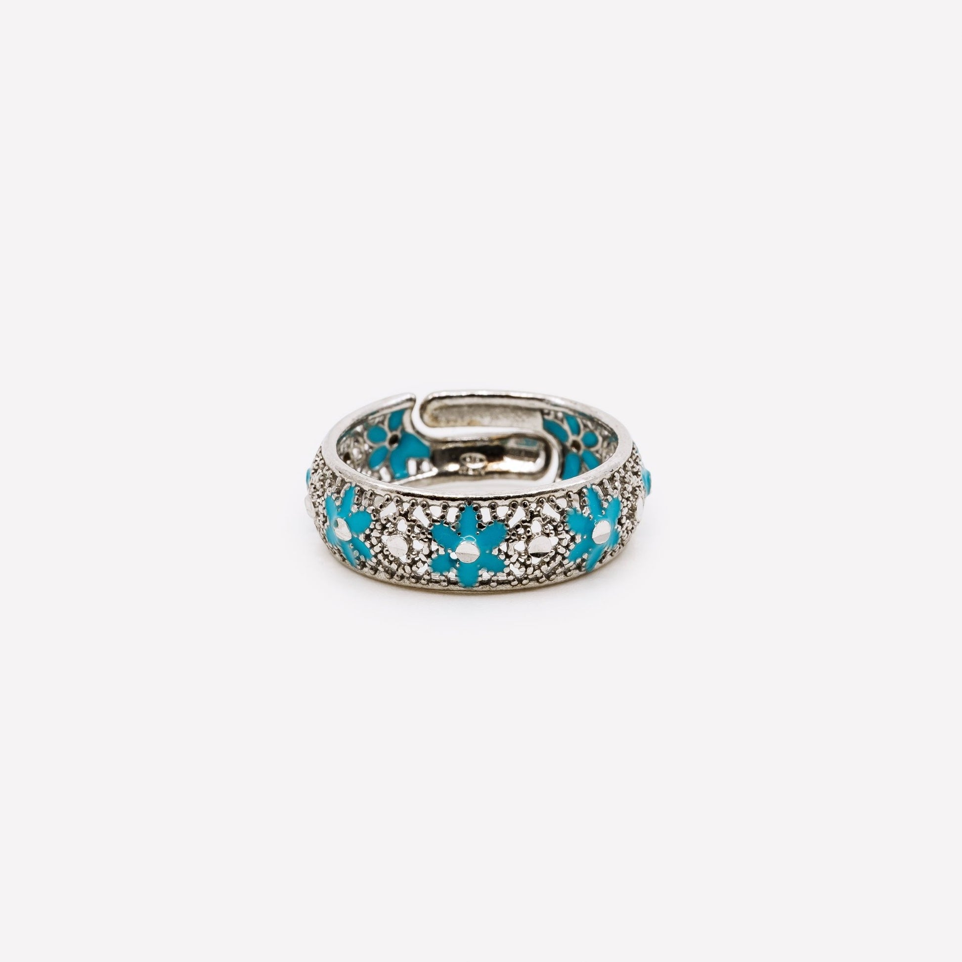 ANELLO REGOLABILE TENDENZA FILIGRANA ARGENTO 925 - MINA MINA