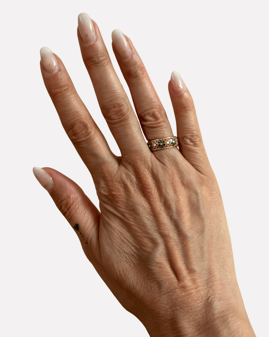 ANELLO REGOLABILE TENDENZA FILIGRANA ARGENTO 925 - MINA MINA