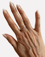 ANELLO SPIGA REGOLABILE FILIGRANA ARGENTO 925 - MINA MINA