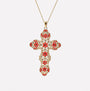 COLLANA CROCE GLAM FILIGRANA ARGENTO 925 - MINA MINA