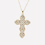 COLLANA CROCE GLAM FILIGRANA ARGENTO 925 - MINA MINA