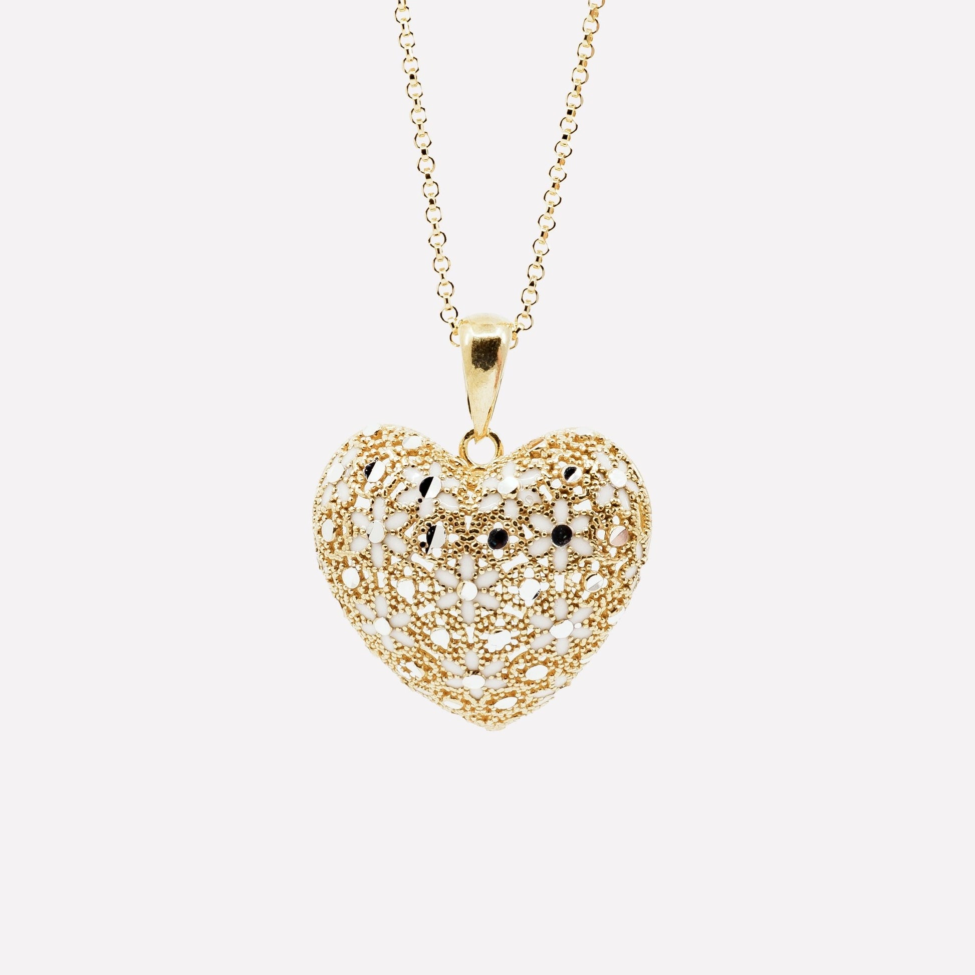 COLLANA CUORE FILIGRANA ARGENTO 925 - MINA MINA