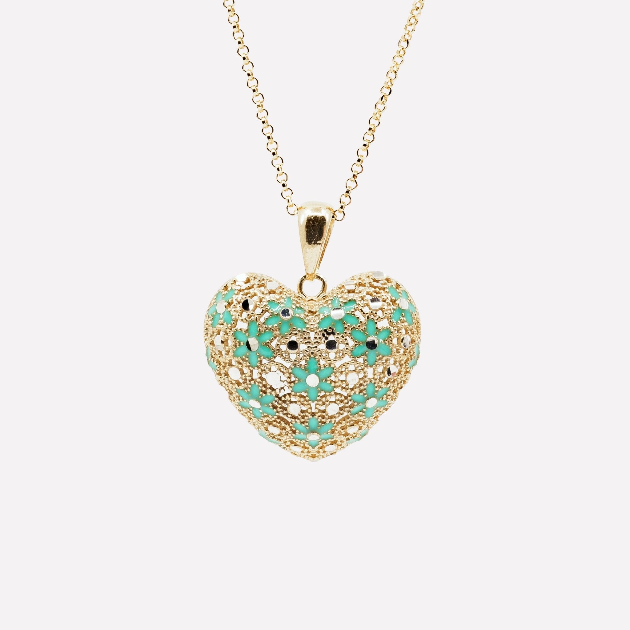 COLLANA CUORE FILIGRANA ARGENTO 925 - MINA MINA
