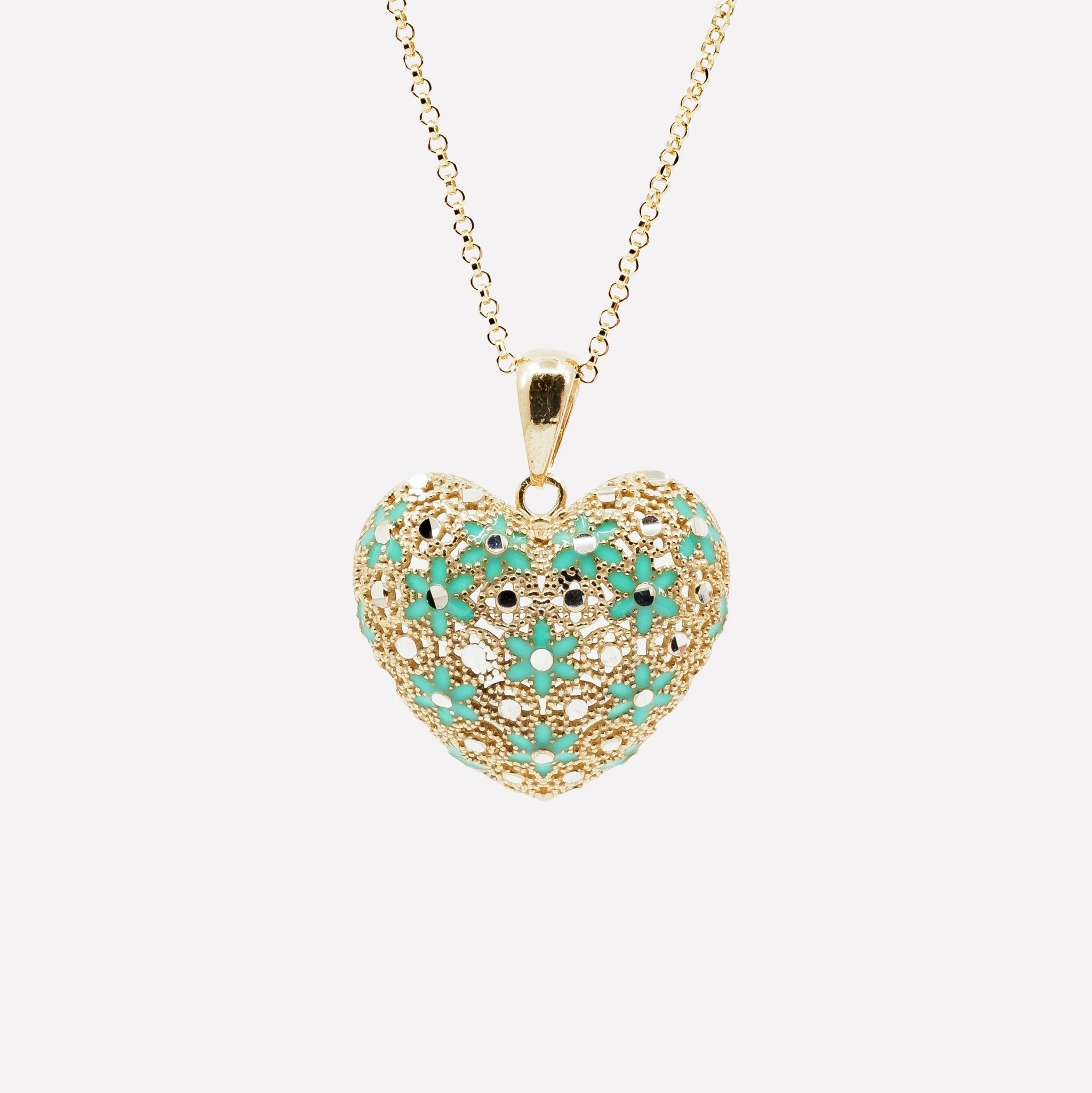 COLLANA CUORE FILIGRANA ARGENTO 925 - MINA MINA
