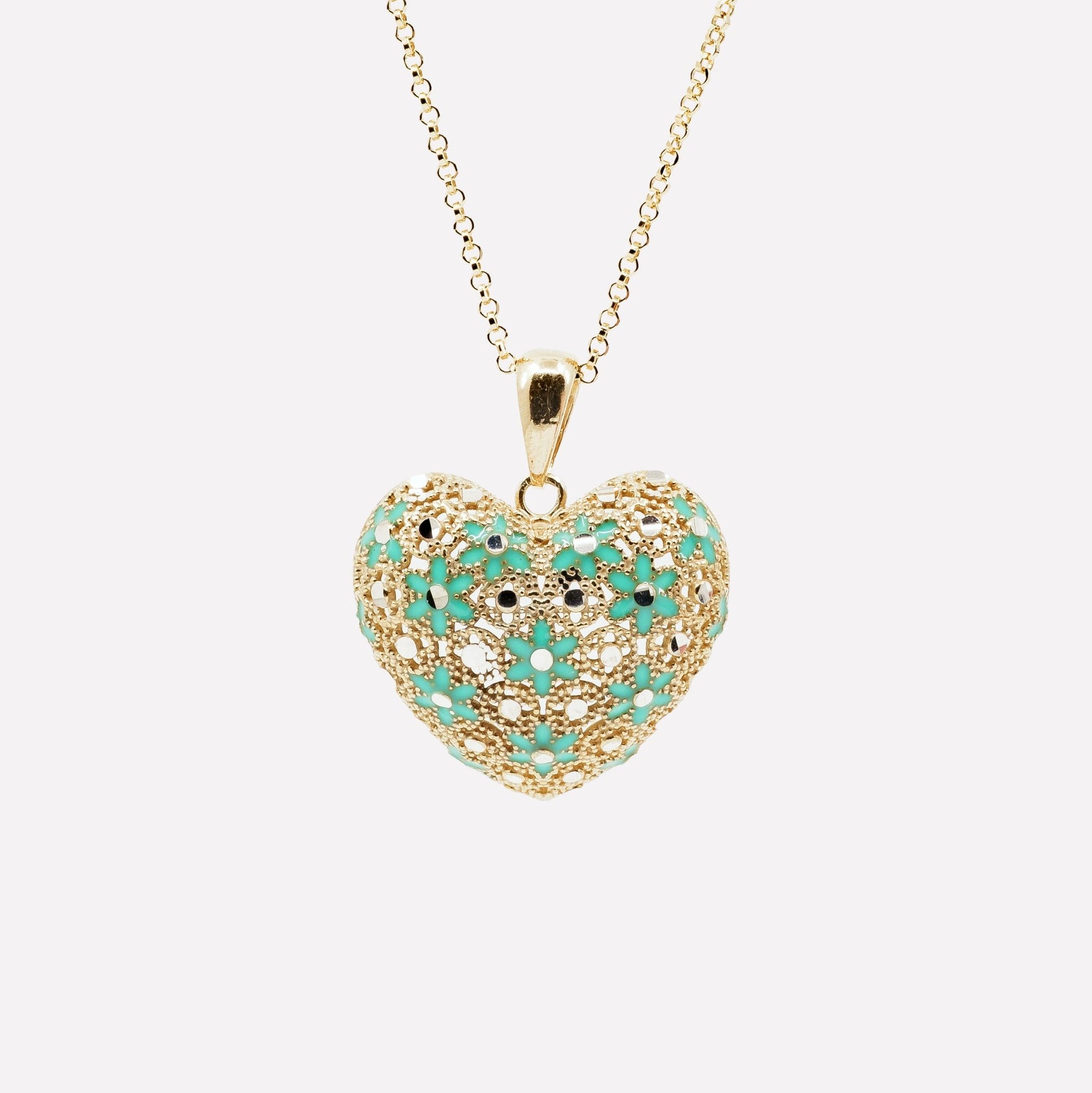 COLLANA CUORE FILIGRANA ARGENTO 925 - MINA MINA
