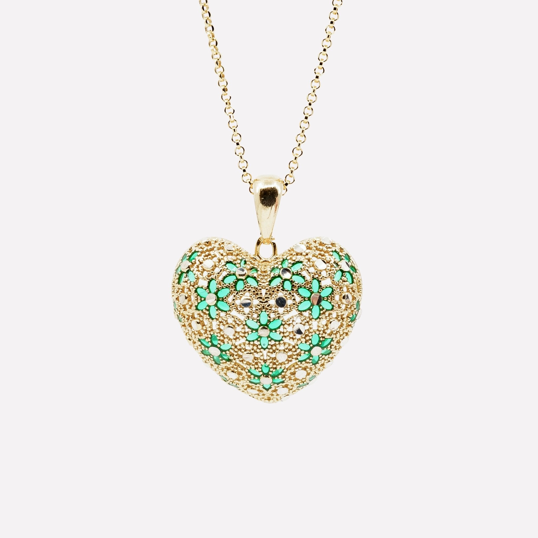 COLLANA CUORE FILIGRANA ARGENTO 925 - MINA MINA