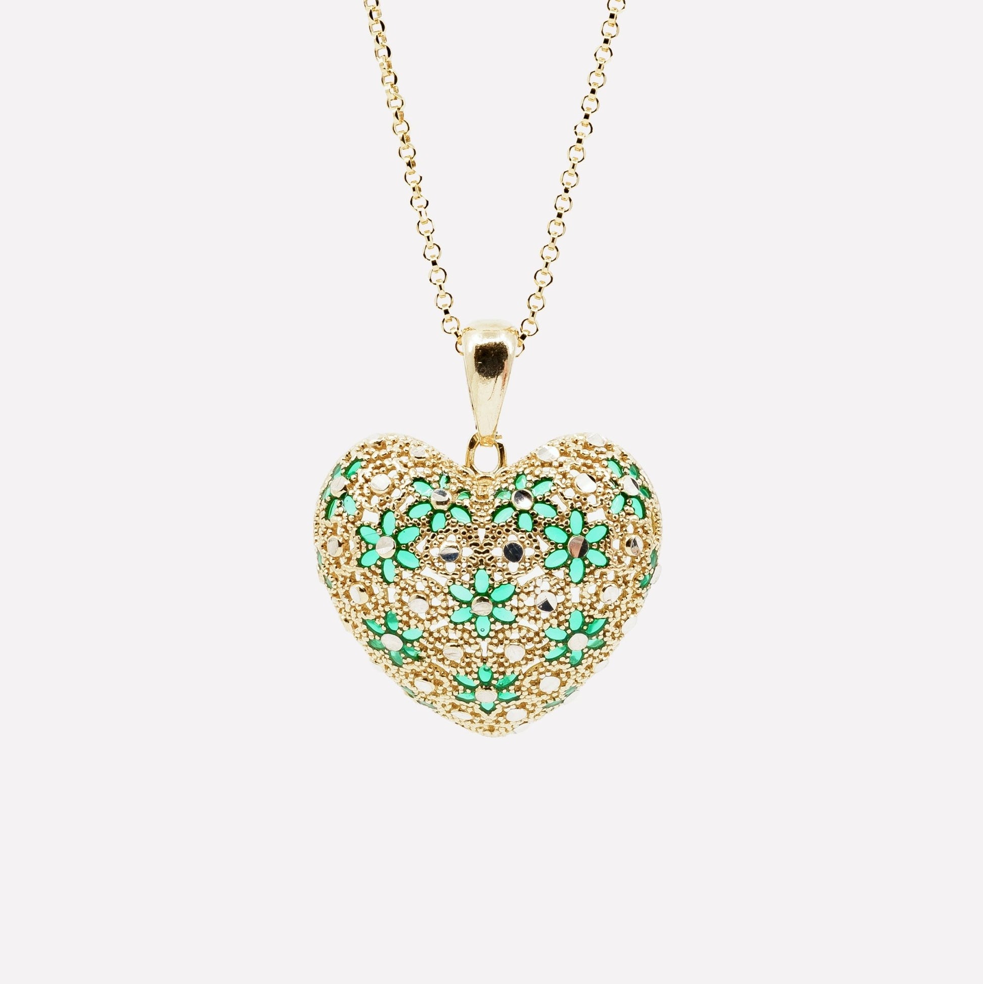 COLLANA CUORE FILIGRANA ARGENTO 925 - MINA MINA